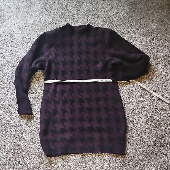 Express Purple Dolman Sleeve Mock Neck Sweater Dress - Picture 1 of 4
